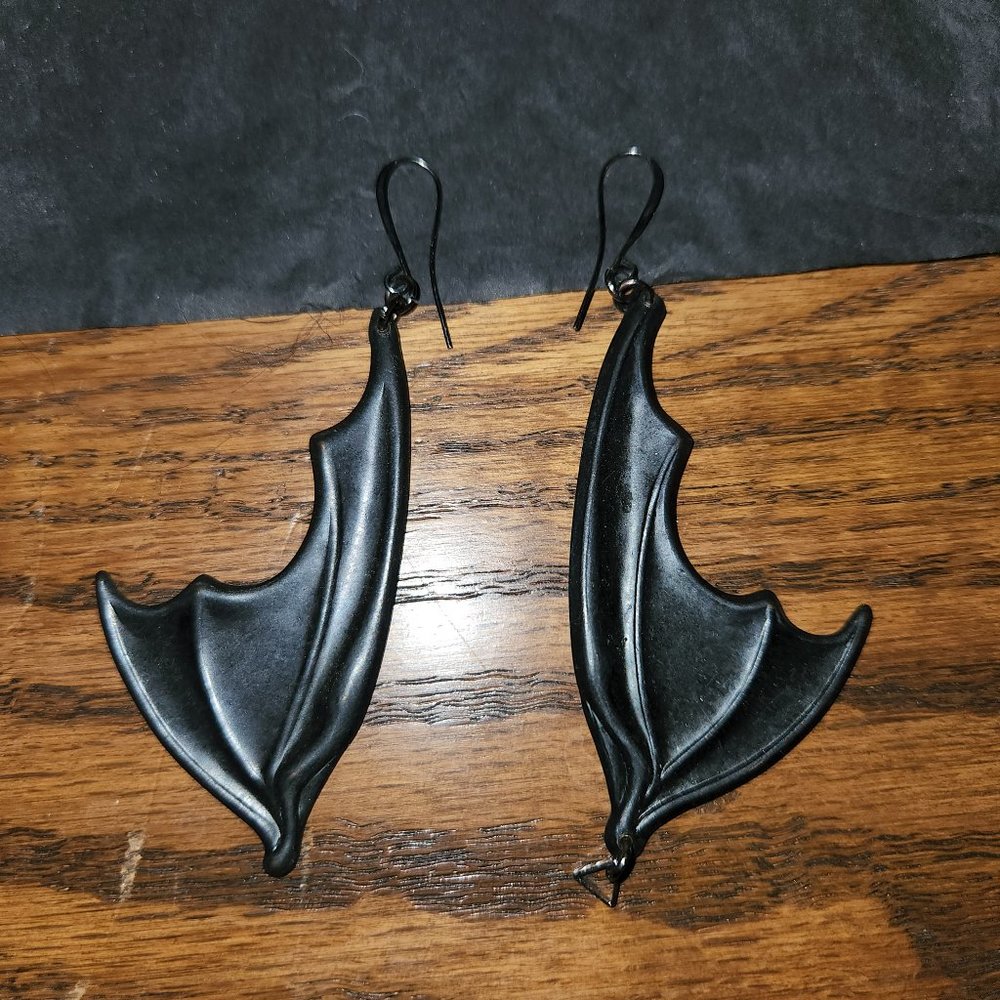 Open the Cellar Door - Bat Wing Earrings